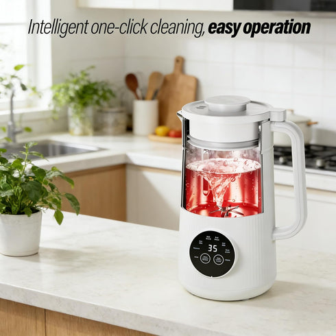 8-IN-1 35 oz 2H Countertop 10 12H IAGREEA Nut Milk Maker Machine, Soy Milk Maker, Oat, Soy, Plant Based and Dairy Free