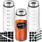 Segarty Glass Spice Jars, 3 Pack 10oz Large Spice Jar with Labels,