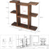 9 Wood Desktop Plant Stand Indoor Small Windowsill Flower Shelf Tabletop Plant Shelf Holder Display Rack for Succulent