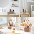 Toothbrush Holders for Bathrooms, Kids Electric Toothbrush and Toothpaste Organizer, 4 Slots Caddy for Countertop