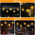 Galavasen Outdoor,5Pack 1000LED 8 Solar Firework Lights Modes Solar Hanging Firework Fairy String Lights Remote