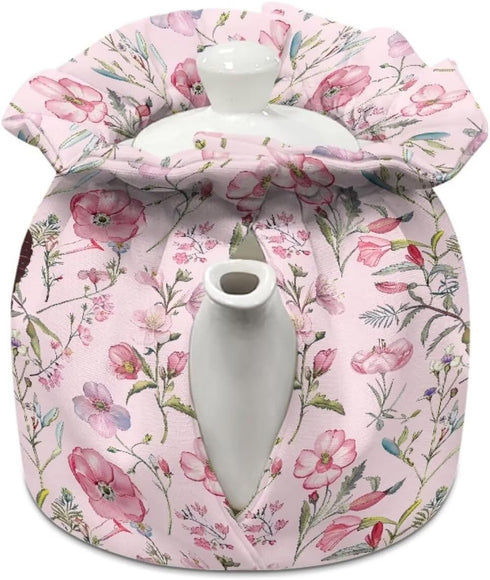 Gradient Butterfly Breakfast Kettle Cover Pink Fashionable Insulated Bag Easy to Clean Recyclable Teapot Insulated Cover Suitable for Afternoon Tea Party Gift for Girlfriend