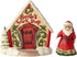 Santa with Toy Shop Gift Set - Figurine