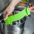 2PACK AUOON Clip on Strainer for All Pots Pans, Silicone Pasta Strainer Kitchen Colander, BlackGreen