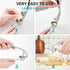 HiramWare Garlic Press, Premium Rust Proof Kitchen Garlic Mincer Crusher Squeezer with Ergonomic handle, Ginger Crusher