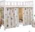 Dorm Home Bunk Nets Bed Curtains Cloth Canopy - Blackout Shading Nets for College Students, Breathable Single Sleeper