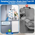 HUAFA Magnetic Paper Towel Holder for Fridge, One Hand Paper Towel Holder with Damping Effect Toilet Paper Roll Holder