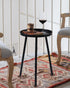 3 AOJEZOR Side Table: End Table for Any Room - Small Side Tables for Small Spaces All Matte Black with Legged