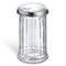 12 Oz Glass Sugar Dispenser with Pour Spout and Stainless Steel Flip Lid, Multifunctional Container for Coffee Bar,