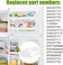 240337712 Refrigerator Dairy Door Compatible with Kenmore, Dairy Bin Cover Replacement