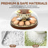 12-Egg Pigeon(12-Egg-Brown) Series I-Automatic Incubator for Beginners, Auto Egg Turn, Steady Self-Regulating Humidity