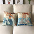 ULOVE LOVE YOURSELF Ocean Theme Throw Pillow Case - 4 Pack Cotton Linen Mermaid Square Cushion Covers 18 X 18 Inch