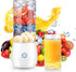 Portable Mini Blender, Personal Blender for Shakes and Smoothies, USB Rechargeable 15 OZ Mini Fruit Juice Mixer