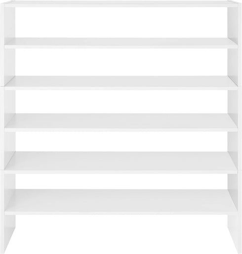 31" 2-Shelf Whitmor Stackable Extra Wide Storage Organizer, White
