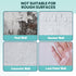 UrbanRed Self Adhesive Ceiling Curtain Track, 9.8FT (3m) for Smooth Wall, No Drill, Adhesive Curtain Rod