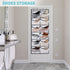 YOCOMEY 2 Packs 24 Closet Over the Door Shoe Organizer, Extra Large Mesh Pockets Hanging Shoe Boots Rack Holder