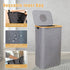 APDLFSC 26 Gallon/100L 1 Kitchen Recycling Bin with Lid & Reusable Inner Bags - Ideal for Bottles, Cans, Glass, Plastic