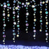 Cheerland Iridescent Circle Garlands, Under The Sea Party Decorations, Holographic Hanging Streamers for Mermaid Party