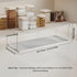 1 Pack 0.94 Inches Expandable Under Cabinet Shelf, Under Shelf Basket with Thick Clips for Kitchen Cupboard, Metal