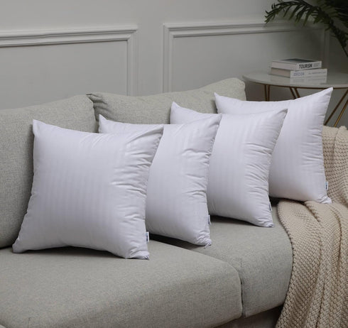 Feather Proof Pillow Protectors 20x20, Waterproof Cover for Goose Down Throw Pillows, 2 Pack