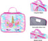 KK CRAFTS Cute Insulated Lunch Box for Kids, Girls Boys Toddlers, Small Sequin Rainbow Unicorn