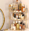 FELIZHOUSE 3-Tier Corner Bathroom Counter Organizer, Bathroom Countertop Shelf Makeup & Skincare