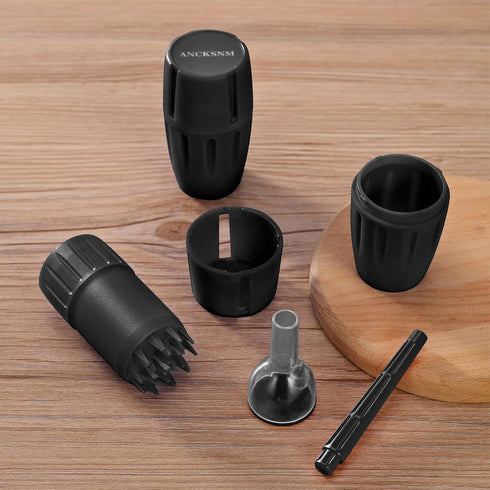 Herb Grinder Storage System, Cone Loader Grinder Roller, Lightweight with Travel Ready Tether Strap