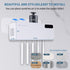 ZOZOO 99.9% Dry,Heating,5+1+1 Slots,12 UV Toothbrush Sanitizeri Holder with Cleaning,Air Hour Memory,Rechargeable Wall