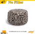 Asuprui Animal Pouf Ottoman Unstuffed Ottoman Foot Rest Round Fuzzy Pouf Seat Bean Bag Foot Rest Foldable Floor Chair