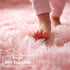 4x6 Pink Area Rugs for Bedroom Girls, Living Room Decor, Fluffy Fuzzy Shag Rug for Kids Room, Soft Cute Indoor Floor