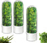 Minkeytal Herb Saver for Refrigerator - Herb Keeper & Cilantro Container for Fridge