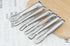 Small Serving Tongs Set, 6-Inch Appetizer Tongs, Stainless Steel Mini Tongs, Set of 6