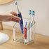 Toothbrush Holders for Bathrooms, 3 Slots Detachable Toothbrush Holder Wall Mounted with