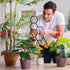 KOYILTD 4 1) Pcs Trellises for Climbing Plants Indoor Metal Climbing Plant Support Metal Plant Trellis for Pots Garden