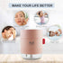 Portable Small Humidifier, 500ml Air Humidifier for Plant, Night Light Function, USB Personal Cool Mist for Home