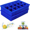 Ozera 2 Pack Silicone Ice Cube Tray, Easy Release Molds for Whiskey, Cocktail, Chocolate