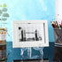HESTYA 12 Pcs Clear Acrylic Easels for Displaying Pictures or Other Items (4.5 Inch)