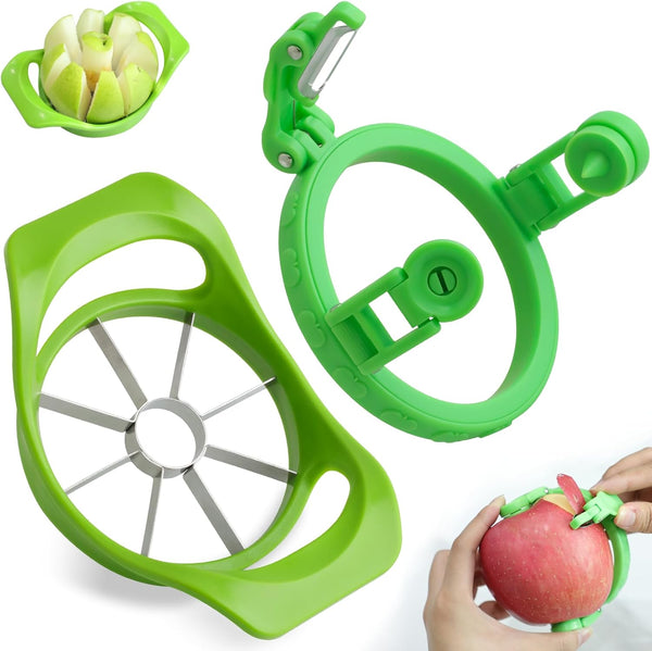 FENGWANGLI Apple Peeler Corer Slicer, 3.86 Inch Orbital Pear Peeler, Manual Apple Cutter