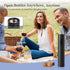 Electric Wine Opener Set, Battery Operated Corkscrew with Storage Base, Automatic Wine Opener for Home Bars (Black)