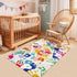 3'x5' STARUIA Colorful Kids Rug for Playroom, Washable Handprints and Footprints Rugs for Kids Room Boys and Girls