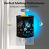 7 Wax Melts Warmer Plug in WallElectric Wax Warmer with Colors Light Fragrance Wax Burner PTC Heating Pluggable Wax