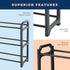 3-Tier Closet, (CSR-01) Happhom Expandable Shoe Organizer - Space Saver Shoe Shelf with Smart Design for Entryway