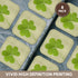 3dRose Green Clover Irish Art St. Patricks Day Soft Coasters, Set of 8