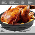 Granite Roasting Pan, Medium 16” Enameled Roasting Pan with Domed Lid, Dishwasher Safe for Small Turkey