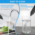 Double Whisk Milk Frother, Handheld Electric Blender Stick, Drink Mixer with Food Grade Stainless Steel Stirrer for