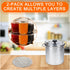 2Pack Canner Rack for Pressure Canner, 11-Inch Stainless Steel Pressure Cooker Rack, Compatible with Presto, All-American and More by FONLLAM