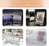 40 Pack Acrylic Display Stands, 2.16 Inches Transparent Card Easel for Medals, Baseball Cards, Coins, Star Cards