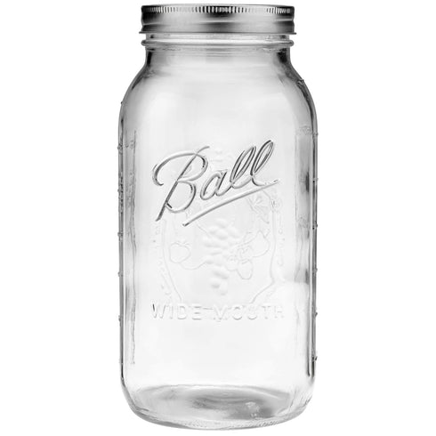 Ball Wide Mouth Half Gallon Mason Jar, 1 64oz