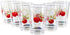 Harvest Apple Collection by Sandy Clough Acrylic Plastic Juice Drinkware, Set of 6