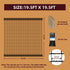 ORIVOGAS 19.5 19.5 0.8Mesh Heavy Duty Bird Netting for Chicken Coop, x ft HDPE Chicken Netting for Hawks